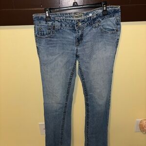 Paris Blues Light Wash Jeans – Y2K Low Rise Denim Size 6